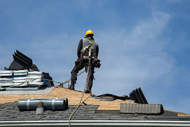 Professional Roof Replacement technician working in Lakeview, WA